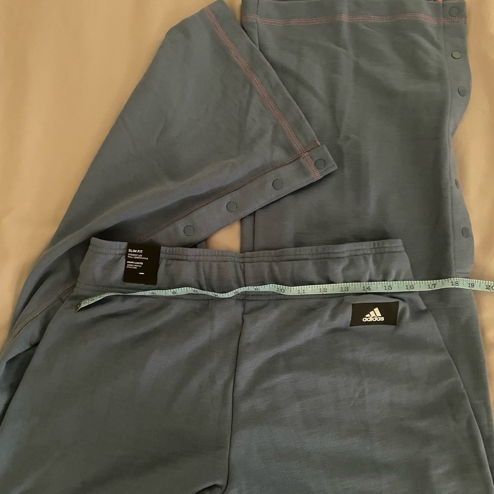 Adidas Womens pant Medium size blue color